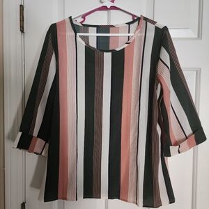 Striped Multicolor Top
